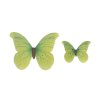 Jedlý papír Motýl žlutozelený 6 ks 2 g (2)