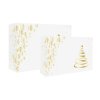 Krabice na cukroví, zlatý stromeček 25 × 15 × 8 cm