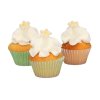FUNCAKES Marcipánové ozdoby chryzantémy bíložluté 30 ks;03