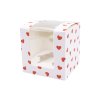 Valentýnská krabička na dortík 12,5 x 8,7 cm (4)
