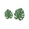 Cukrové ozdoby listy monstery 8 ks 3 5 cm (1)
