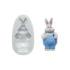 Velikonoční silikonová forma zajíc 14 x 15 x 4 cm