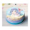 Jedlý papír na dort mořská panna 20 cm;02