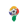 Zápichy z jedlého papíru – fotbal 12 ks, 04