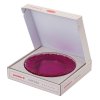 set of dessert dishes fuchsia