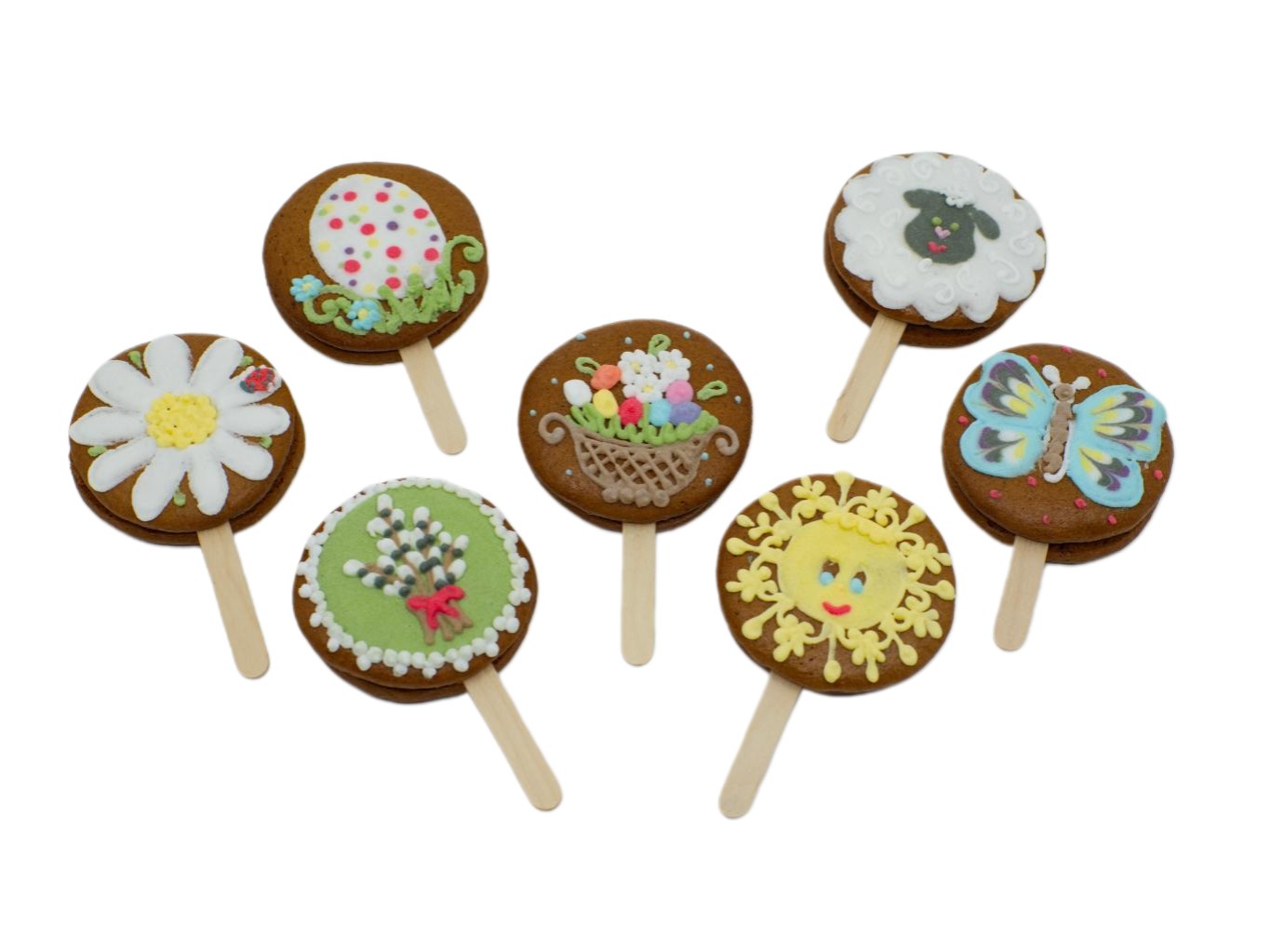 Perníková lízátka s povidly