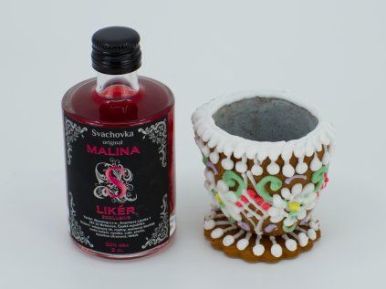 Perníkový pohárek + Exclusive Likér 20% Malina