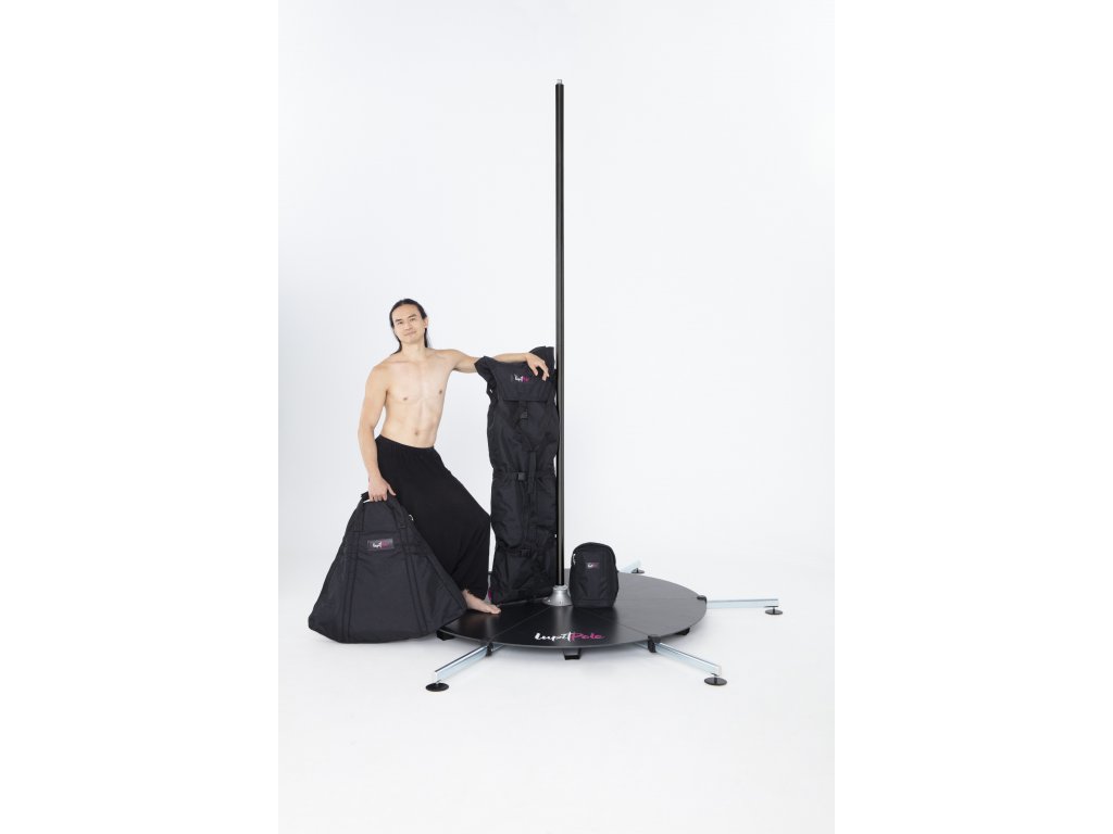 LUPIT POLE STAGE & BAGS powder coated 45mm LONG LEGS