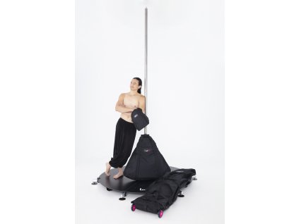 LUPIT POLE STAGE & BAGS chrome 45mm SHORT LEGS