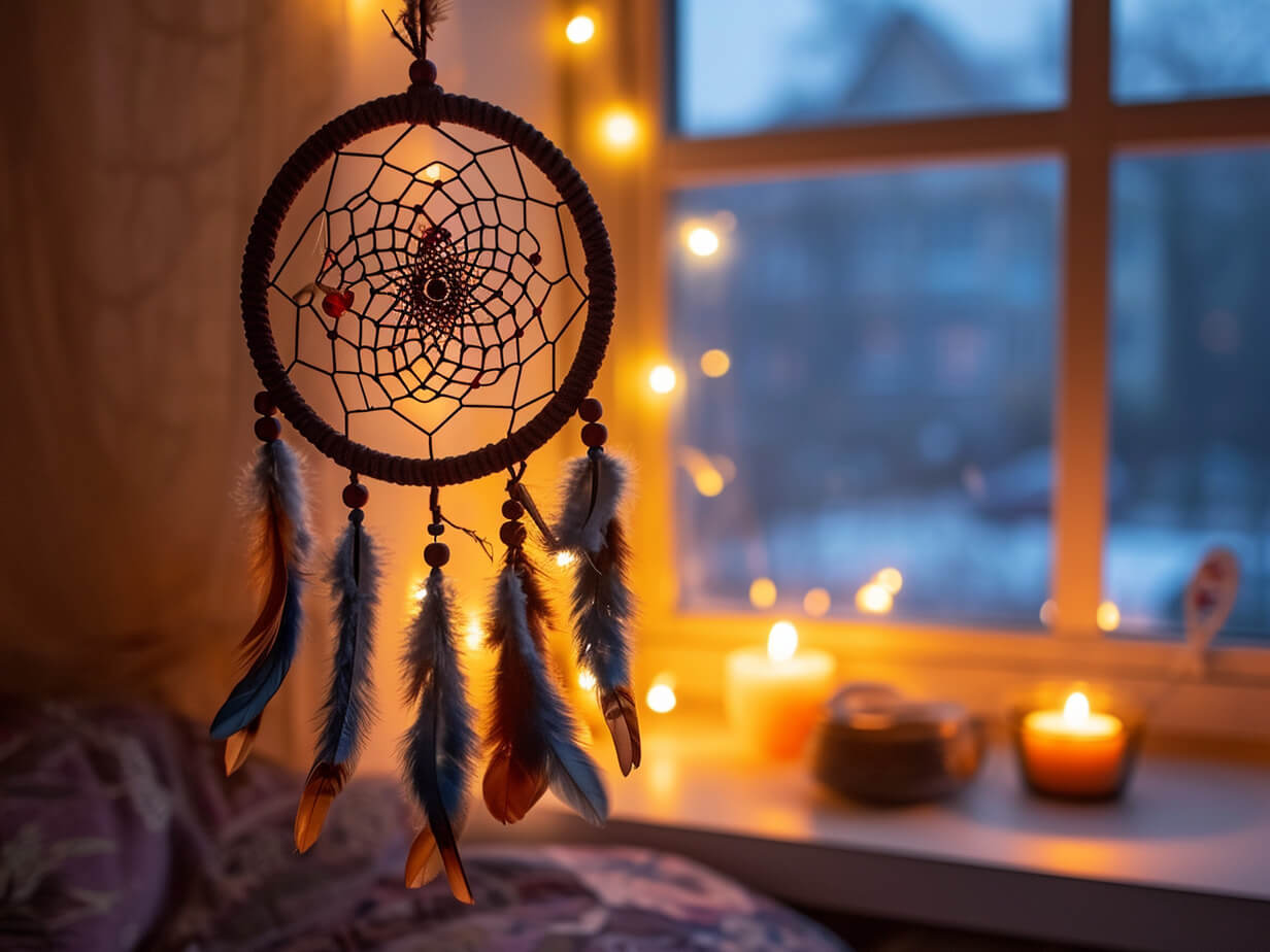 Harmonický domov: jak využít lapače snů a svíčky pro uklidňující atmosféru