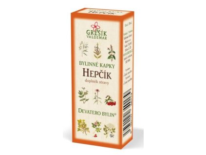 Bylinné kapky Devatero bylin 50ml - Hepčík Čaje, Byliny Kapky, Sirupy, Bonbóny