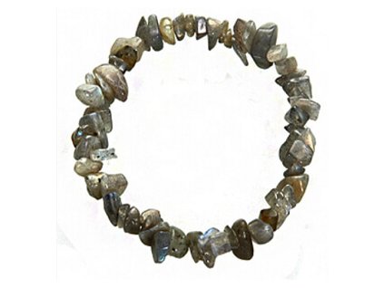 Náramek sekaný - Labradorit Šperky Náramky z kamenů