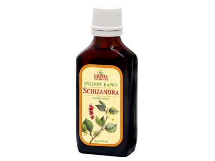 Bylinné kapky 50ml - Schizandra Čaje, Byliny Kapky, Sirupy, Bonbóny