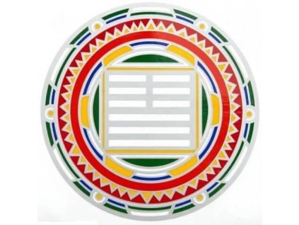 Sluneční mandala - I Ching The East Mandaly Samolepky - Mandaly