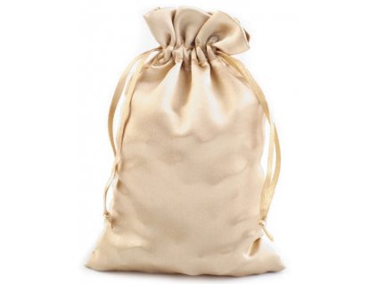 Sáček 11x17cm - satén zlatý Dárkové obaly Saténové sáčky