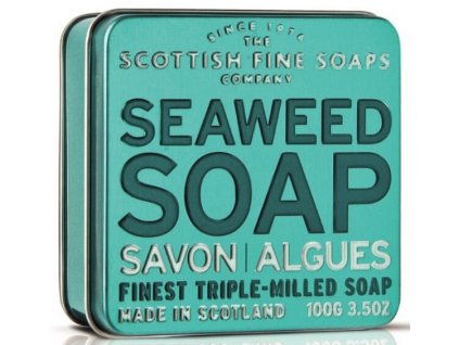 Mýdlo v plechovce 100g - Mořské řasy Kosmetika Přírodní mýdla