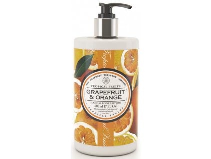 Tělové mléko 500ml - Grapefruit, Pomeranč Kosmetika Tělová kosmetika