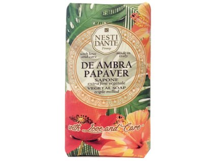 Mýdlo Monstera Lux 250g - De Ambra Papaver Kosmetika Přírodní mýdla