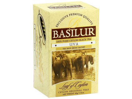 Černý čaj čistý 25x2g - Uva Čaje, Byliny Černé čaje