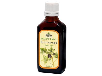 Bylinné kapky 50ml - Eleutherokok Čaje, Byliny Kapky, Sirupy, Bonbóny