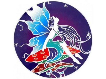 Sluneční mandala - Moon Fairy Mandaly Samolepky - Mandaly