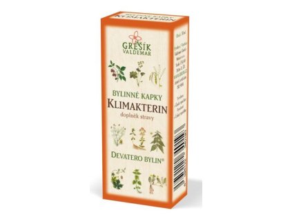 Bylinné kapky Devatero bylin 50ml - Klimakterin Čaje, Byliny Kapky, Sirupy, Bonbóny