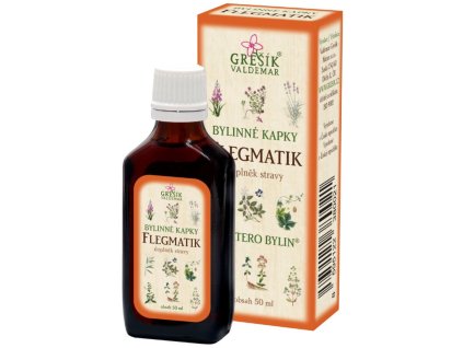 Bylinné kapky Devatero bylin 50ml - Flegmatik Čaje, Byliny Kapky, Sirupy, Bonbóny
