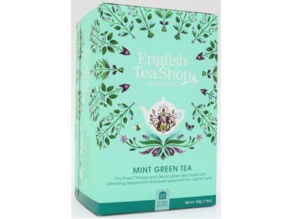 Bio Zelený čaj ochucený 20x2g - Mint Green Tea  Čaje, Byliny BIO čaje