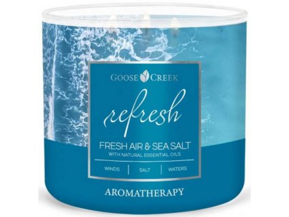 Vonná svíčka - Fresh Air & Sea Salt Svíčky Aromaterapeutické svíčky