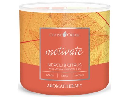 Vonná svíčka - Neroli & Citrus Svíčky Aromaterapeutické svíčky