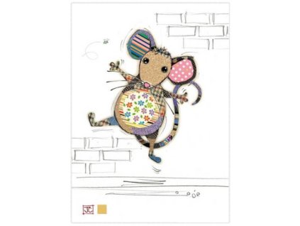 Přání 01116 - 13x18cm, zlatotisk - Molly Mouse Přání Zvířata Ptáci