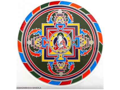 Sluneční mandala - Padmasambhava Mandaly Samolepky - Mandaly