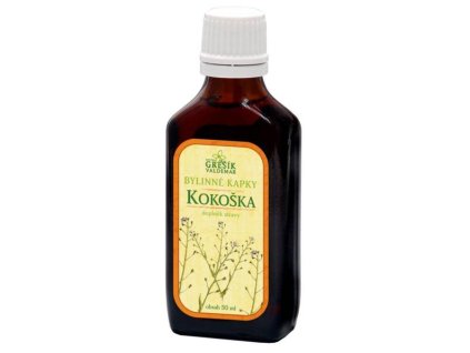 Bylinné kapky 50ml - Kokoška Čaje, Byliny Kapky, Sirupy, Bonbóny
