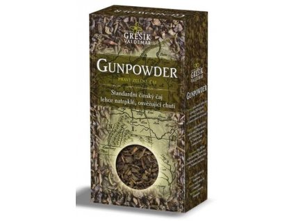 Zelený čaj čistý 70g - Gunpowder Čaje, Byliny Zelené čaje
