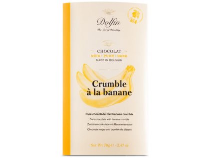 Čokoláda 70g - Hořká 60%, Banánové kousky Delikatesy Čokoláda