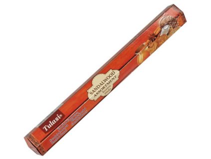 Indické vonné tyčinky Tulasi 20ks - Sandalwood Assortment Vonné tyčinky Indické tyčinky
