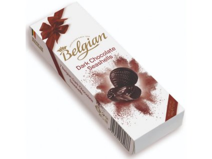 Belgické pralinky 60g - Dark Chocolate Seashells Delikatesy Čokoláda