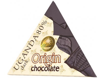 Čokoláda 50g - Hořká 80%, Origin Uganda Delikatesy Čokoláda