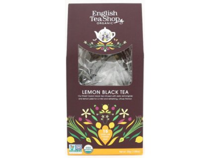 Bio Černý čaj 15x3g - Lemon Black Tea Čaje, Byliny BIO čaje