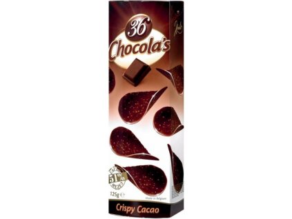 Belgické chipsy 125g - Crispy Cacao Delikatesy Čokoláda