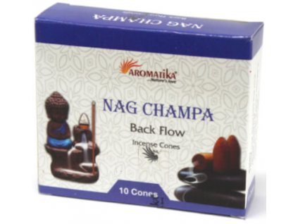 Vonné kužely 10ks - Nag Champa Vonné tyčinky Vonné kužely