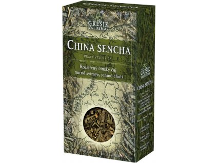 Zelený čaj čistý 70g - China Sencha Čaje, Byliny Zelené čaje