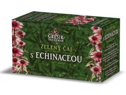 Zelený čaj ochucený 20x1,5g - Echinacea Čaje, Byliny Zelené čaje