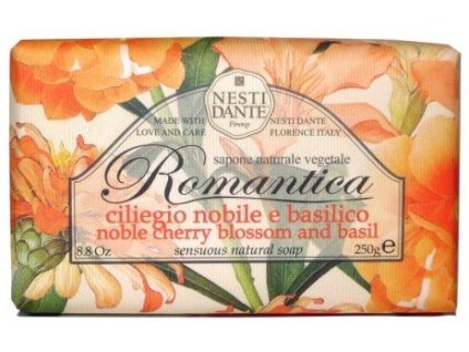 Mýdlo Romantica 250g - Třešňový květ, Bazalka AKCE AKCE: 15%