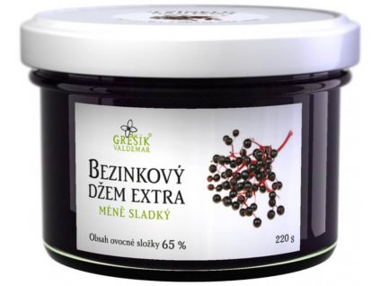 Džem extra 220g - Bezinkový Delikatesy Džemy