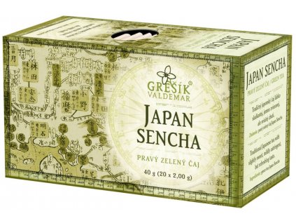 Zelený čaj čistý 20x2g - Japan Sencha Čaje, Byliny Zelené čaje