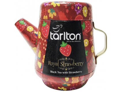 Černý čaj ochucený 100g - Royal Strawberry Čaje, Byliny Dárkové čaje