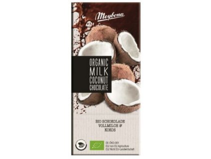 Bio čokoláda 100g - Mléčná 35%, Kokos Delikatesy Čokoláda