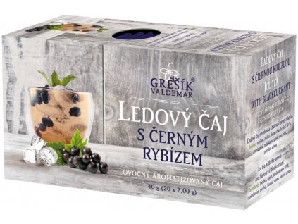 Ledový čaj ovocný 20x2g - Černý rybíz Čaje, Byliny Ovocné čaje