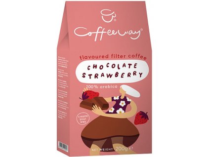 Káva mletá 200g - Chocolate Strawberry Delikatesy Káva